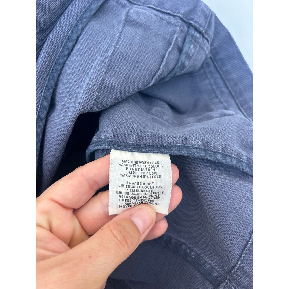 Denim & Supply Ralph Lauren Military Canvas Cotton Field Jacket Large Blue - Picture 10 of 10